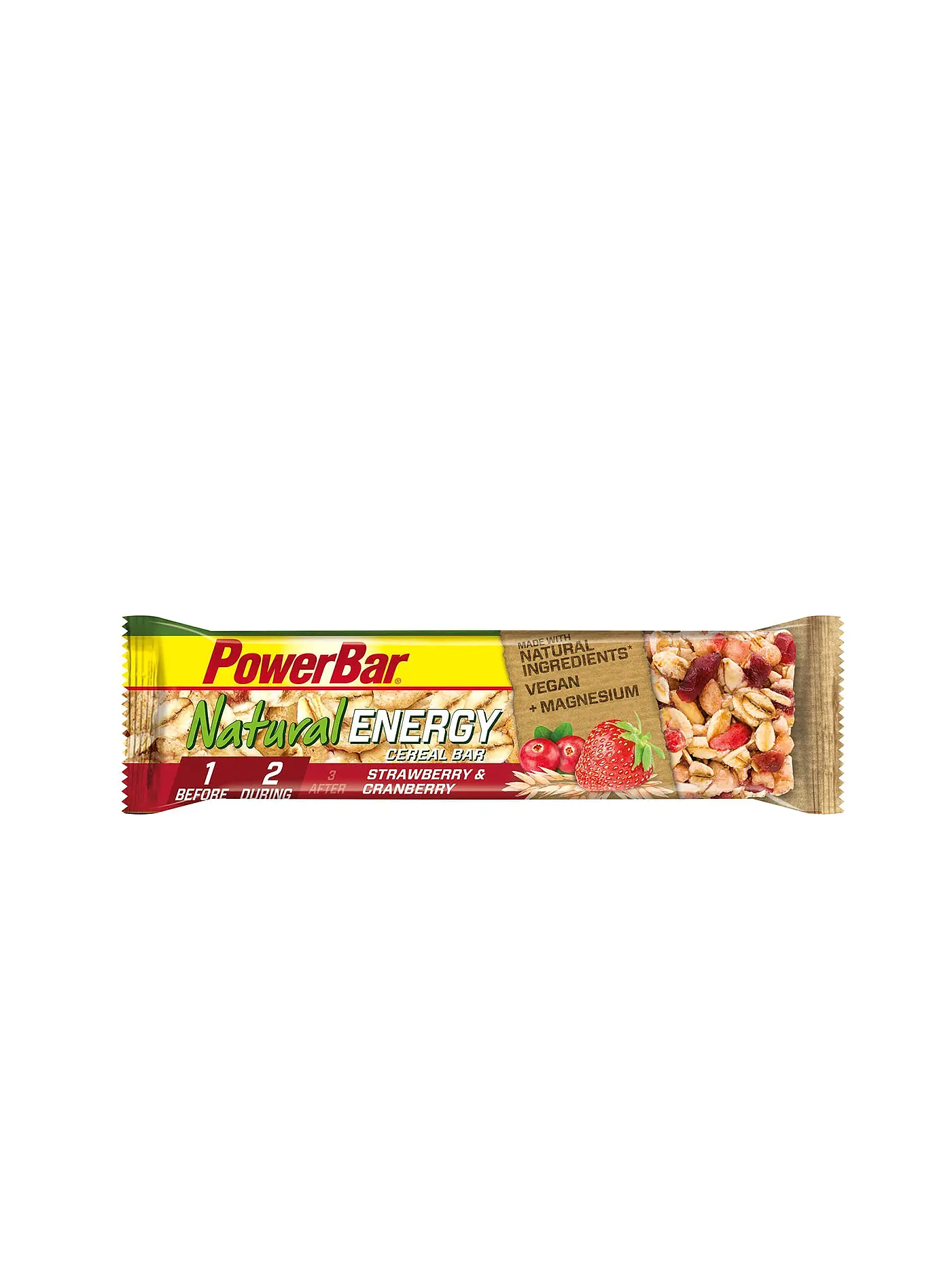 POWER BAR | Energieriegel Natural Energy Cereal Strawberry-Cranberry 40g | 